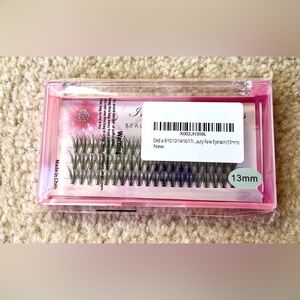 13mm Individual Cluster Lashes, D-Curl